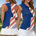 thumbnail image 4 of Aplkyhs Vintage American Flag Matching Golf Shirts for Couple Lightweight Golf Tank Top for Women for Casual Wear Soft and Comfortable Moisture Wicking for Yoga, 4 of 6