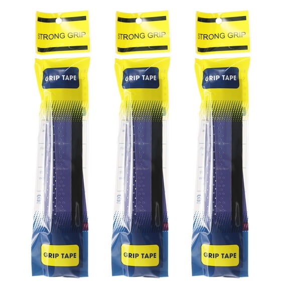 Tennis Racket Grip Tape, PU Racquet Overgrip with Damping Ridges Anti-Slip Absorbent Perforated Handle Grip for Badminton Pickleball, Purple 3 Pack