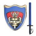 thumbnail image 3 of Pretend Knight Shield Costume, Lightweight Easy To Grip Knight Shield Toy, For Stage Show Cosplay Blue Combination, 3 of 8