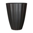 thumbnail image 1 of 16" Tall Fluted Planter, Bronze, 1 of 5