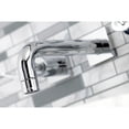 thumbnail image 4 of Kingston Brass KS6121DFL NuWave Two-Handle Wall Mount Bathroom Faucet, Polished Chrome, 4 of 5