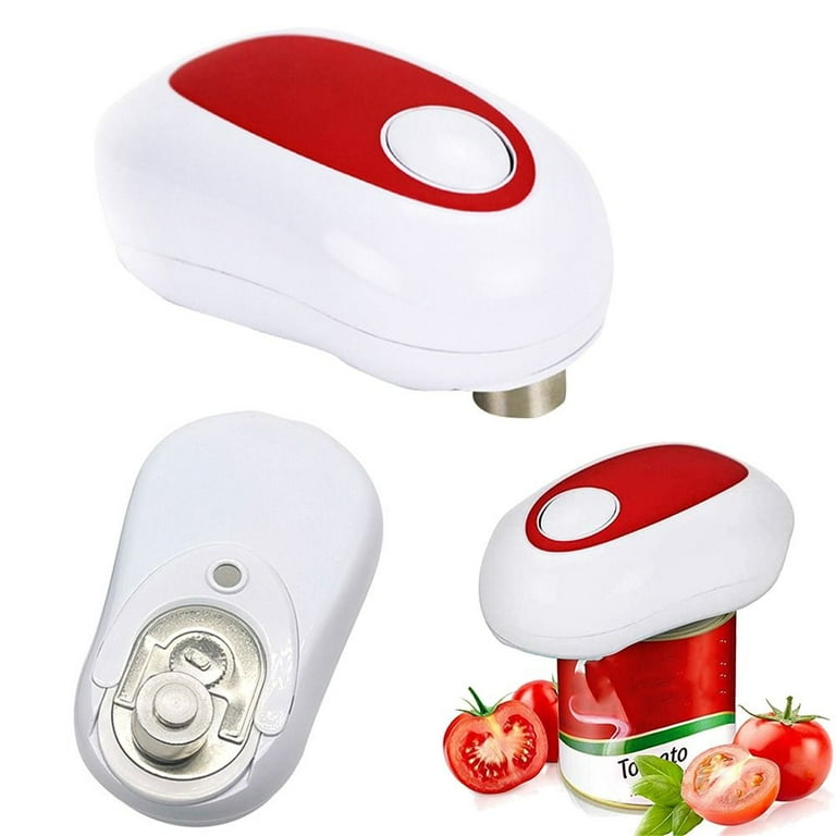 Electric Can Opener Mini One Touch Automatic Smooth Edges Jar Can