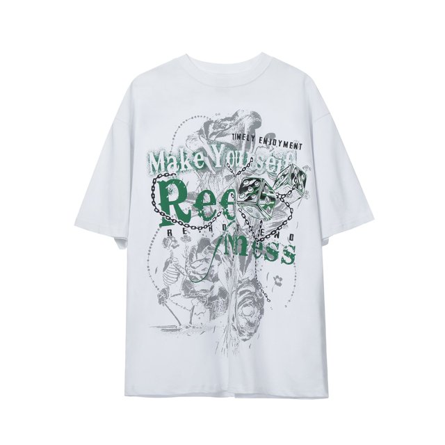 23 camisetas de manga corta súper grandes con temas de rosas de moda retro de verano SONGY Ocio