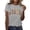 shirts for women graphic clearance-Grey, variant on Women's Religious Jesus Print T-Shirt Summer Fashion Casual Crewneck Top Christian Faith Graphic Tee for Ladies Soft Breathable Daily Wear