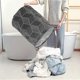 thumbnail image 4 of 2026 Dust-proof Dirty Clothes Basket Foldable Cotton And Linen Storage Bucket Clothes Storage Bag, 4 of 4