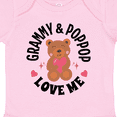 thumbnail image 4 of Inktastic Grammy and Poppop Love Me Bear Girls Baby Bodysuit, 4 of 5
