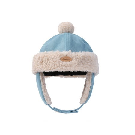 

Children s Winter Warm Plush Hat Fleece Lined Cap With Ear fap For Boys Girls