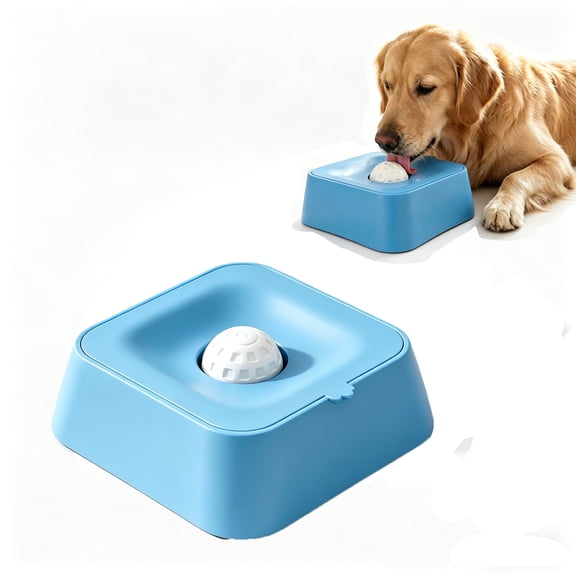 Upgraded Slow Feeder Dog Bowls for Liquid Treat, 6.76 OZ  large capacity Dog Lick Bowl for Bone Broth Yogurt and Wet Dog Food Non-Slip Dog Licking Toy for All-Size Dogs.