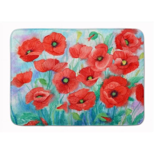 Carolines Treasures IBD0258RUG Coquelicots Machine Lavable à Mémoire de Mousse Tapis