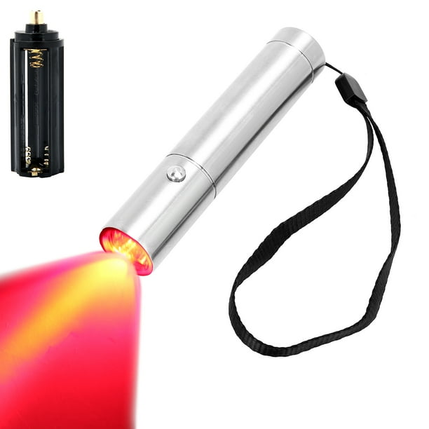 Lámpara Infrarroja, Emisor de Calor Infrarrojo Lámpara de Luz Roja Lámpara de Calor, Dispositivo de Terapia de Luz Roja Alivio del Dolor Dispositivo de Fisioterapia de Luz Roja Portátil para el Cuidad