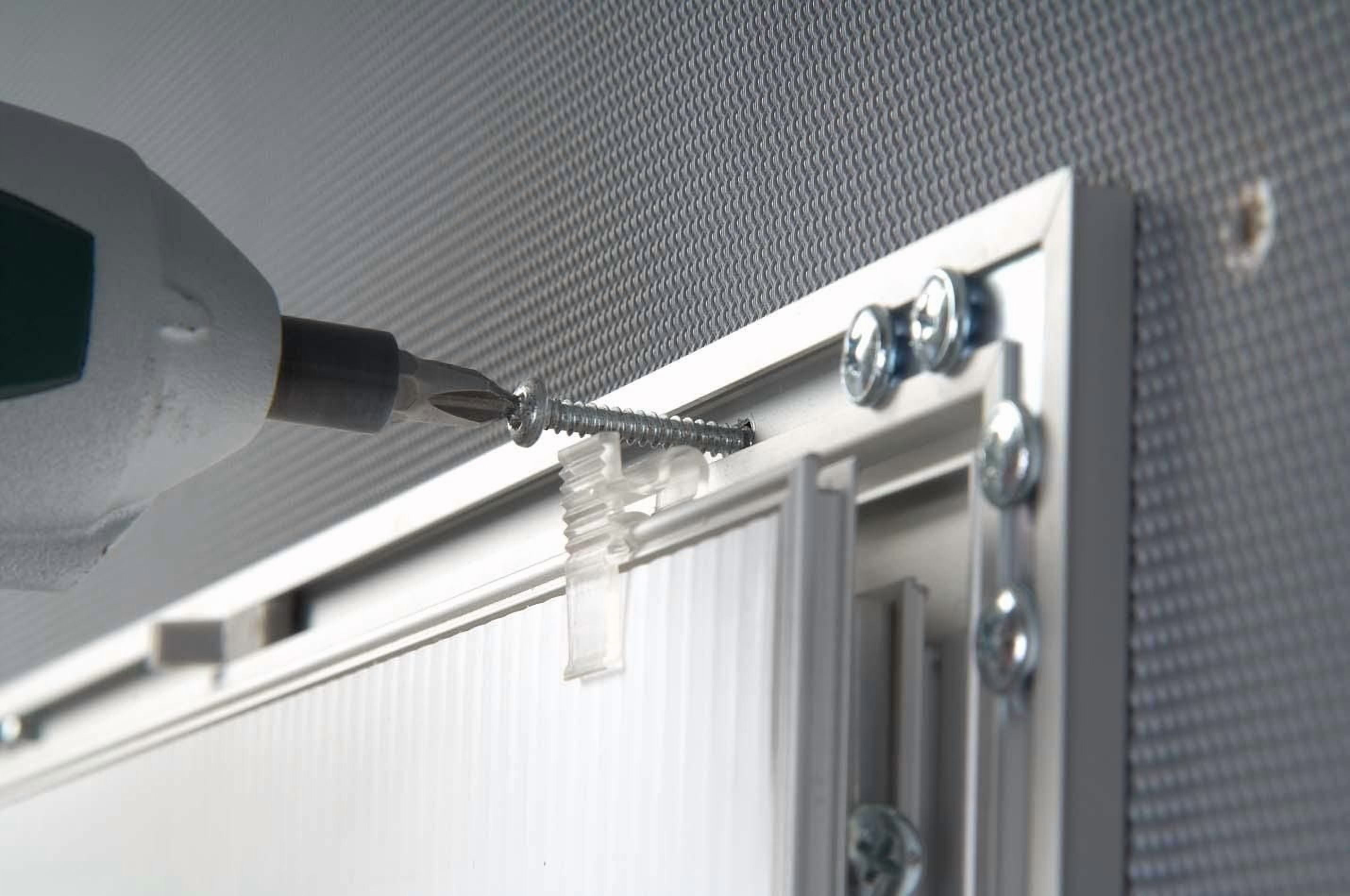 SECO Lockable Indoor/Outdoor Poster Frame Case, Silver, 24 x 36"