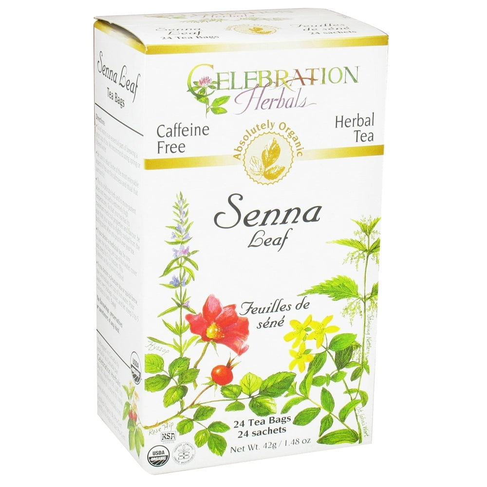 Celebration Herbals Senna Leaf Tea Organic, 24 Ct