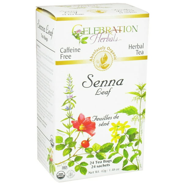 Celebration Herbals Senna Leaf Tea Organic, 24 Ct