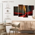 thumbnail image 4 of Elephant Stock Arashiyama Bamboo Trail Wall Art - Horizontal Multi Panel Canvas - Living Room Wall Decor - Nature Multi Panel - Black And Brown Decor - 30" x 18", 4 of 4