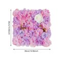 thumbnail image 4 of 12pcs 3D Artificial Flower Wall Panels Silk Rose Mat Wedding Backdrop Decor 15*15" Pink & Purple, 4 of 21