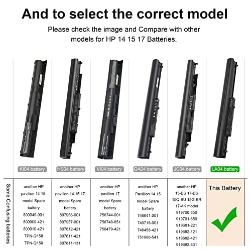 776622-001 Batería para HP 15-f272wm 15-f233wm 15-f271wm 15-f211wm 15-