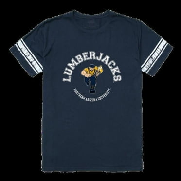 Northern Arizona University Lumberjacks Mens Football T-Shirt, Navy - Large