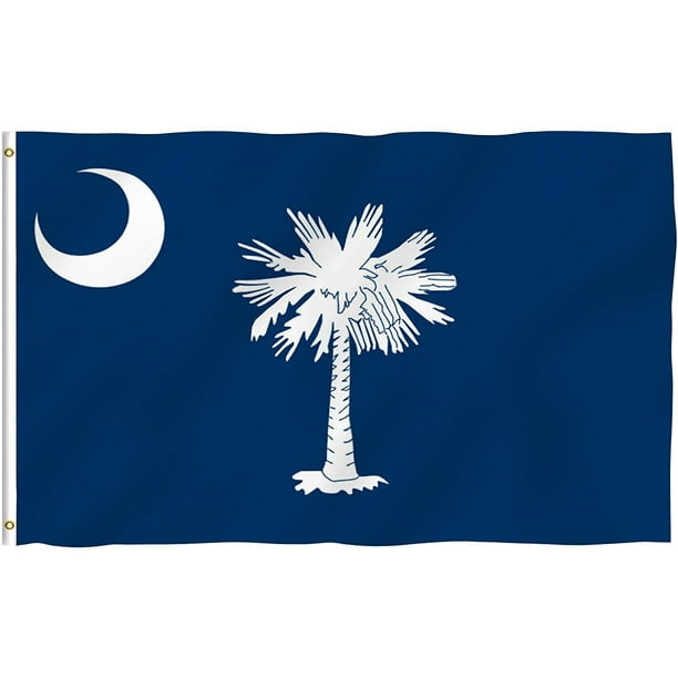 Anley 3x5 Foot South Carolina State Polyester Flag - South Carolina NC ...