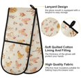 thumbnail image 4 of Dailycode Double Sided Oven Mitt with Loop Heat Resistant Kitchen Long Potholders 7" x 35" Cute Chicken and Tree, 4 of 6