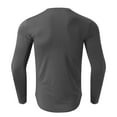 thumbnail image 5 of Gephdiin Compression Shirt Men Workout Shirts for Men Fitness Sports Quick Frying Long Sleeve T Shirt Tight Elastic Bottoming Top Mens Shirts Mens T-Shirts Polyester C M, 5 of 6