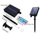 thumbnail image 3 of Luz de sombrilla solar con control remoto | 104 luces LED para patio en forma de guirnalda | Recargable por solar y USB | Luz blanca cálida 3000K | Impermeable IP65 | Para sombrillas de 6-10 pies, 3 of 9