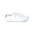 thumbnail image 4 of Wonder Nation Unisex Kids Lace-Up Fashion Sneakers, Closed Toe White, Size 13, 4 of 6