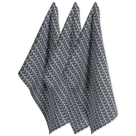 

Black & White Herringbone Dishtowel (Set of 3)