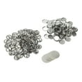 thumbnail image 1 of Pin Back Button Parts, 100 Sets Round Shape Smoothly Surfaces Blank Button Badge Parts Set  For DIY 25mm/1.0in,32mm/1.3in, 1 of 8