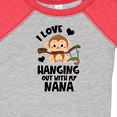 thumbnail image 4 of Inktastic Monkey I Love Hanging out with My Nana Boys or Girls Baby Bodysuit, 4 of 5