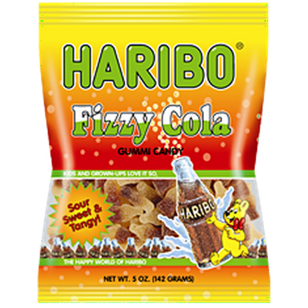 Haribo Fizzy Cola Gummy Candy, 5 Oz., 12 Count