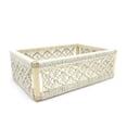 thumbnail image 1 of hometrends Woven Rope Wooden Crate, 1 of 3