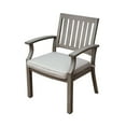 thumbnail image 4 of GDF Studio Zoey Outdoor Modern Aluminum Dining Chair With Cushion (Set of 2), Dark Gray and Silver, 4 of 12