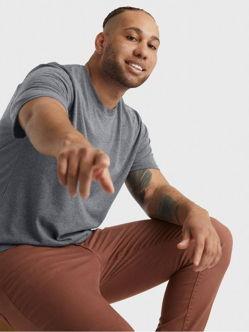 Hanes Originals Men's Big and Tall Tri-Blend T-Shirt, Sizes
