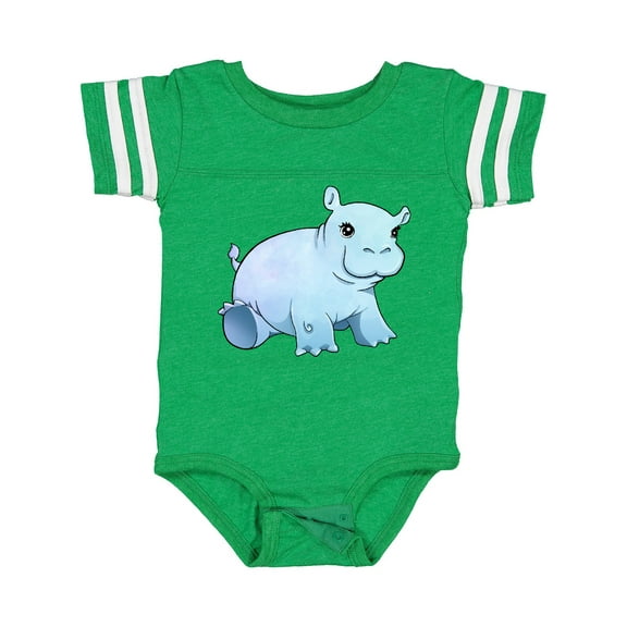 Inktastic Cute Baby Hippo Boys or Girls Baby Bodysuit