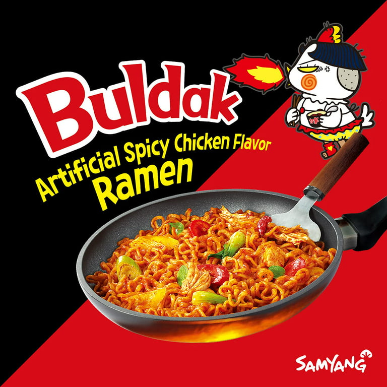 Samyang Buldak Hot Spicy Chicken Stir Fried Ramen Noodles
