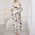 thumbnail image 3 of Pajamas for Women Set - Simple Painted Cool Horse_A Comfy Long Sleeve Button Up Pajama Sets for Women 2 Piece, Soft Sleepwear Nightwear Pjs Lounge Sets for Women with Pockets, 3 of 6