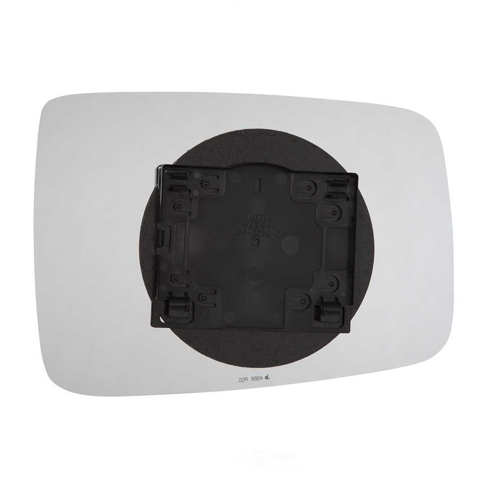 Burco Side View Mirror Replacement Glass with Motor Mount Plate - Clear Glass - 4686RSG