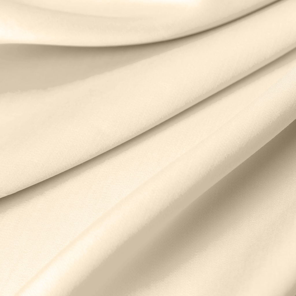 Cotton Collection Bed Skirt, 5 Pleat, Tailored 15" Drop, Ivory, King