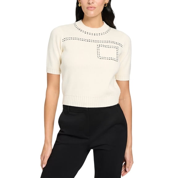 Toccin womens Kelly Sweater, xs, White