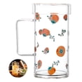 thumbnail image 4 of Bewildely 500ml / 700ml Taza linda ligera Taza de vidrio impresa con asa Taza para beber de oficina de gran capacidad Taza para beber refrigerada por aire Barra de herramientas Numero 5 Bewildely HA025872-05, 4 of 6