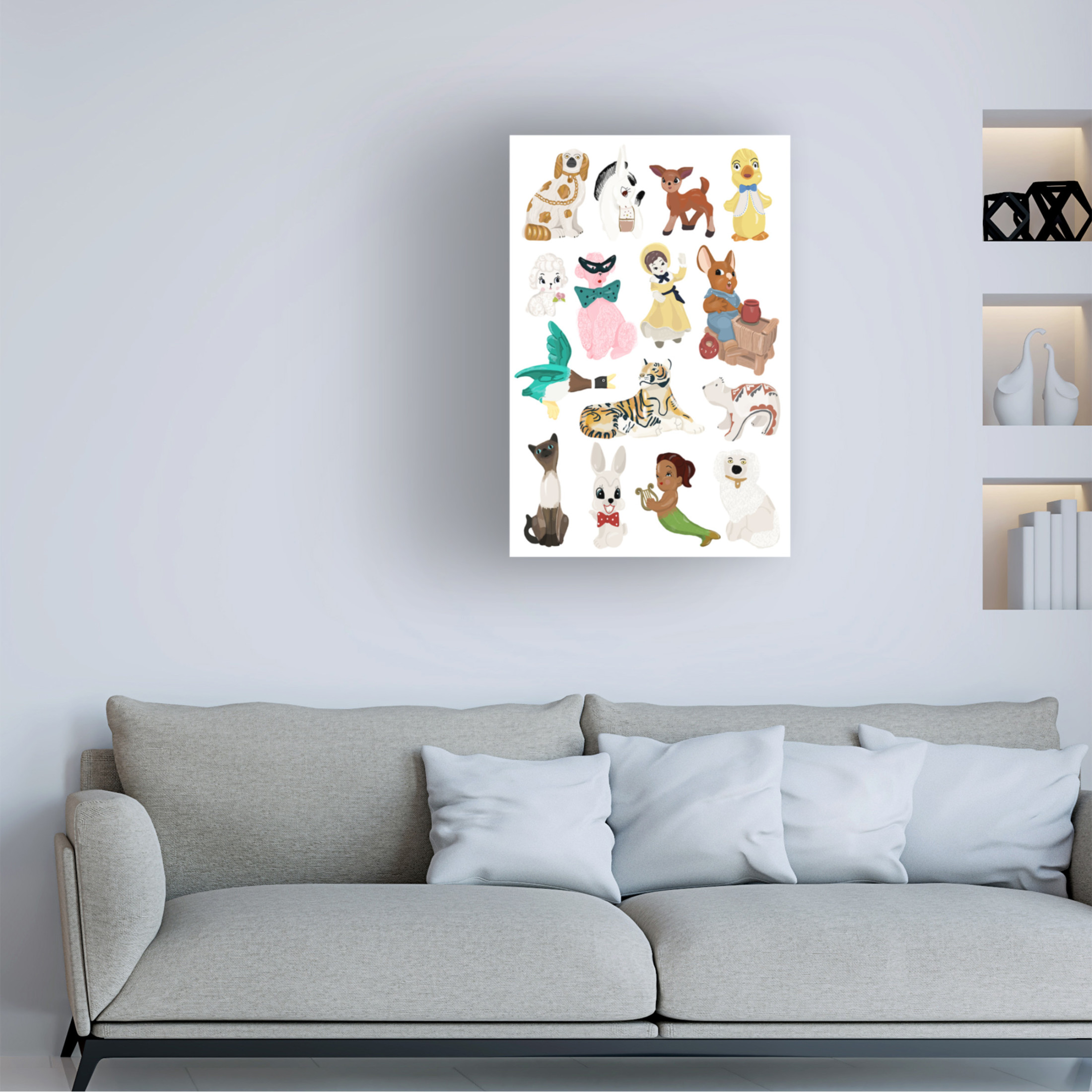 Trademark Fine Art Hanna Melin  Kitsch Print Canvas Wall Art