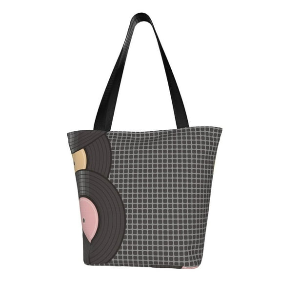 Easygdp Vinyl Records Shoulder Bags for Women,Crossbody Bags Shoulder Purse Handbag for Women