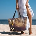 thumbnail image 6 of Gaeub Happy New Year Beach Travel Bag, Multi-Pocket Beach Bag, Summer Vacation Bag, Beach Essentials Tote, 6 of 7