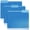 Blue, variant on File Folders Letter Size Assorted Colors, 100 Pack Manilla Folders 8.5 x 11 1/3-Cut Tabs, Colored File Folders Office Home School for Documents Files Paper