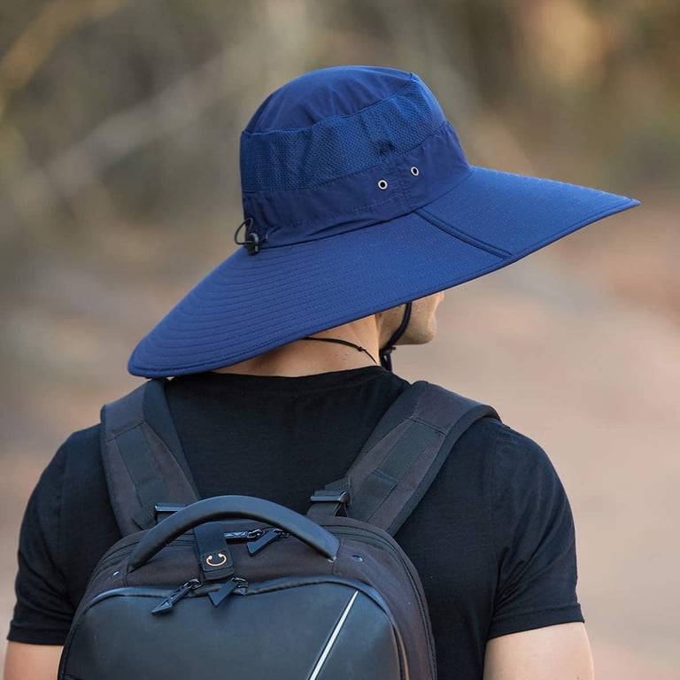 Leotruny Super Wide Brim Bucket Hat UPF50+ Waterproof Sun  display picture 1