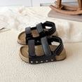 thumbnail image 2 of Gubotare Big Kids Sandals Kids Boys Girls Slip On Sandals Toddler Beach Slippers Youth Pool Shower Shoes Size 11.5 (Black,11.5 Little Kid), 2 of 9