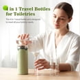 thumbnail image 3 of Rotatable Travel Dispenser 4 in 1 Leakproof Travel Bottles 30ML Refillable Toiletry Containers Portable Liquid Dispenser for Travel Essentials, 3 of 6
