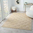 thumbnail image 6 of HomeRoots 534034 8 x 10 ft. Geometric Rectangle Area Rug, Beige, 6 of 10