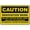 Warning Sign 3, variant on Reminder Safety Begins With Teamwork Sign - 12×8 Inches, Security Safety Metal, Vintage Caution Poster Business Office Home Decor