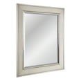 thumbnail image 4 of Head West Chrome Pave Textured Beaded Rectangular Frame Beveled Edge Modern Wall Accent Mirror - 29 x 35, 4 of 8